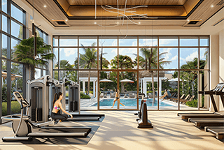 m3m antalya hills gym