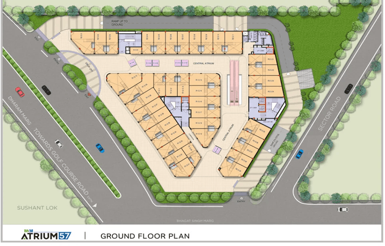 m3m atrium57 floor plan1