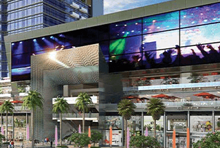 m3m broadway frontage view