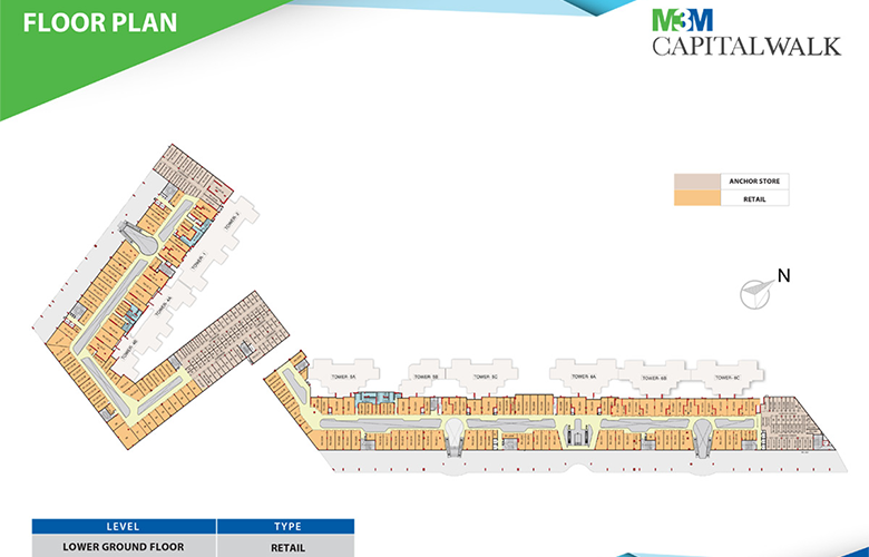 m3m capital walk floor plan1