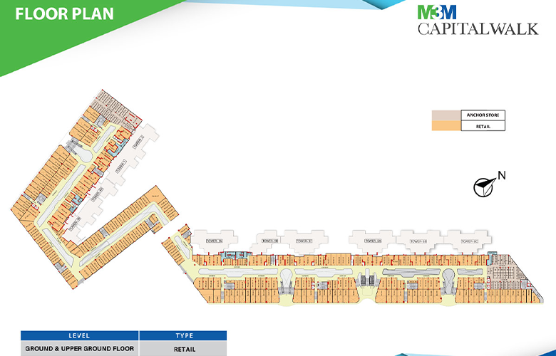 m3m capital walk floor plan2