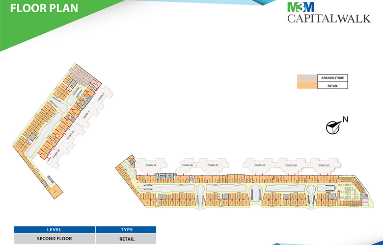 m3m capital walk floor plan3