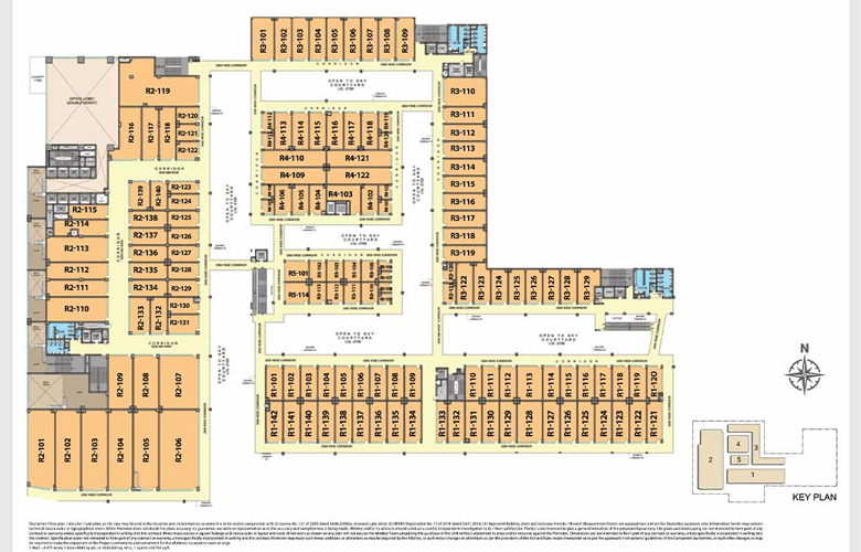 m3m corner walk floor plan2