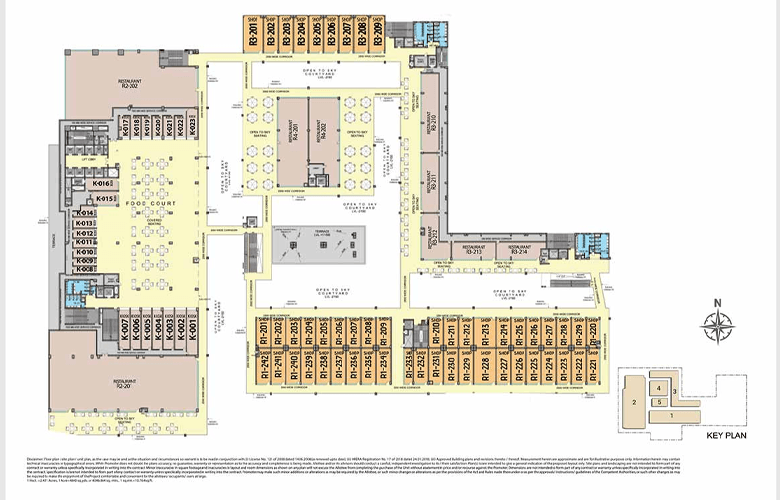 m3m corner walk floor plan3