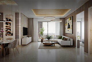 m3m crown living room