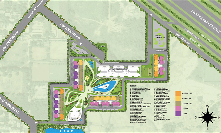 m3m crown master plan 1