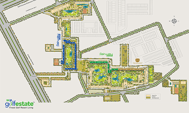 m3m golf estate master plan 1