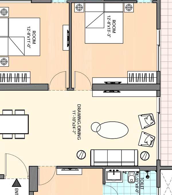 m3m heights floor plan2