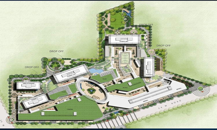 m3m heights master plan 1