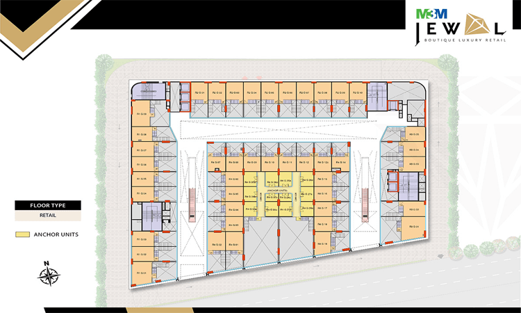 m3m jewel master plan 1