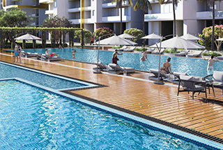 m3m mansion swimming pool