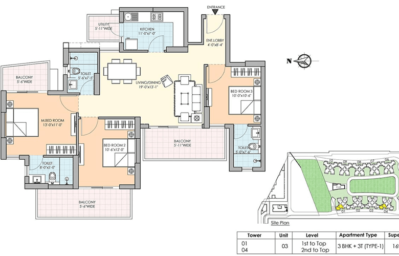 m3m marina floor plan2