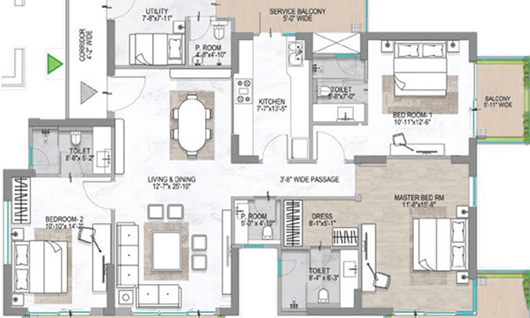 M3M Opus at M3M Merlin master plan 3