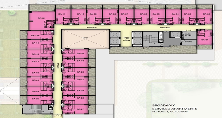 m3m sky lofts master plan 1