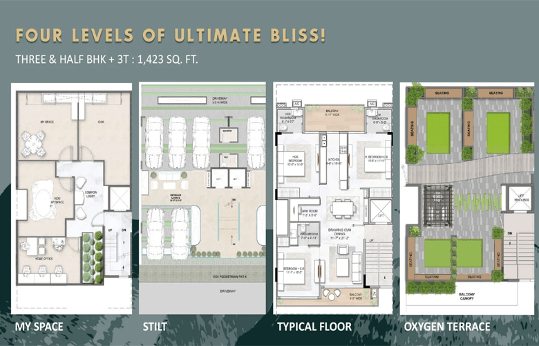 m3m soulitude floor plan 1