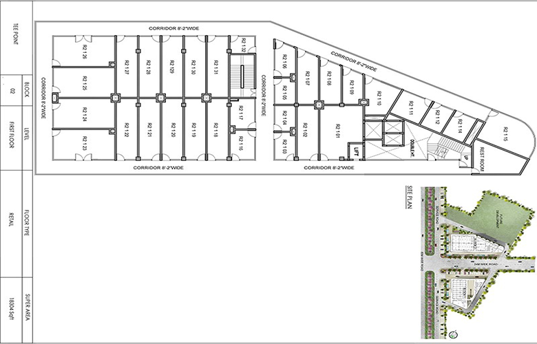 m3m tee point floor plan 1