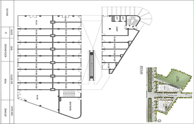 m3m tee point floor plan 2